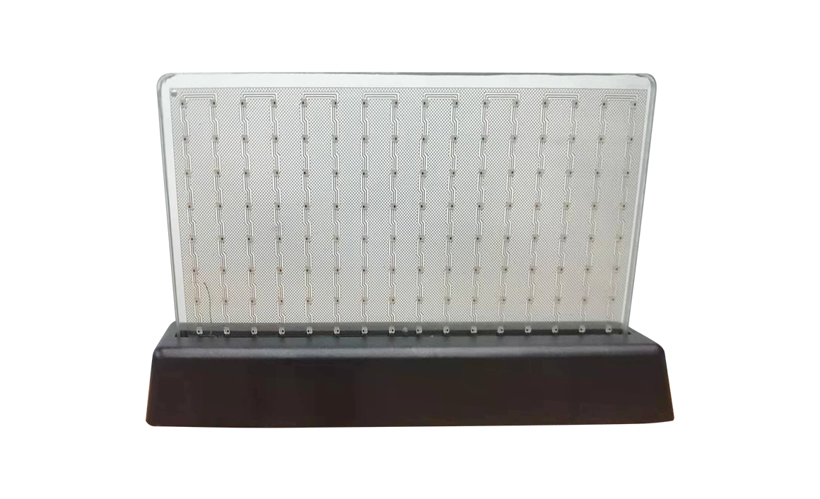 LED Photoelectric Glass Small Table Screen